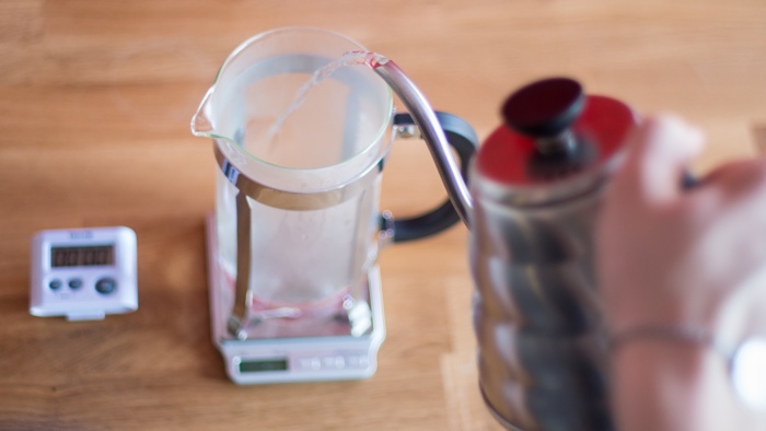 Craft Coffee French Press Brew Guide - Step 2